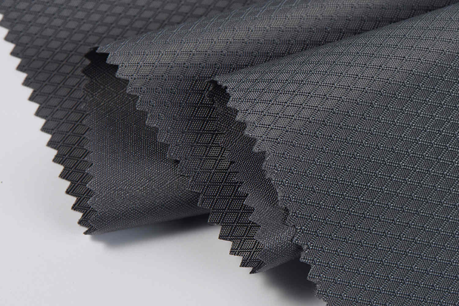 PU 420D Jacquard Double Line Diamond Mẫu