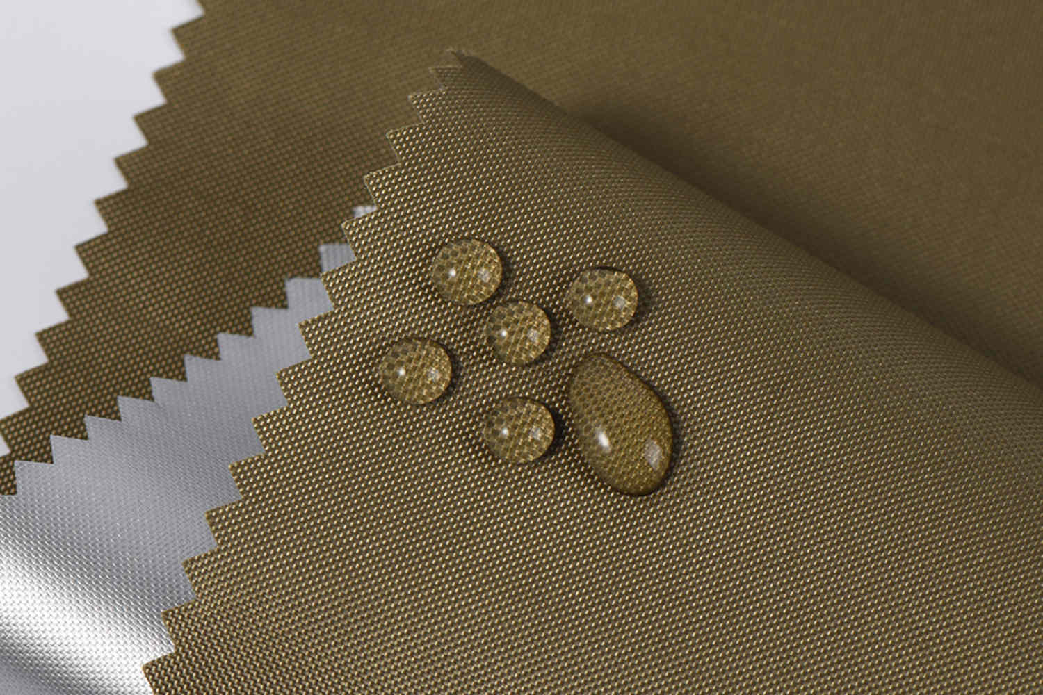 PU 420D với lớp phủ bạc (300d FDY)